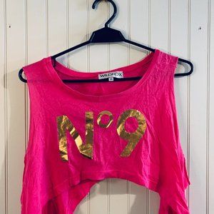 Wildfox Hot Pink Crop Top